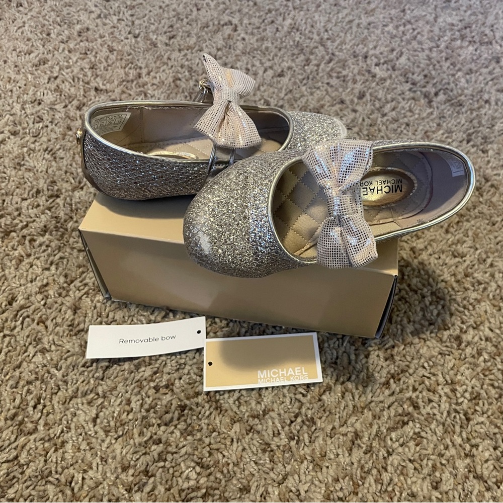 Michael Kors Gold Glitter Girls Shoes
